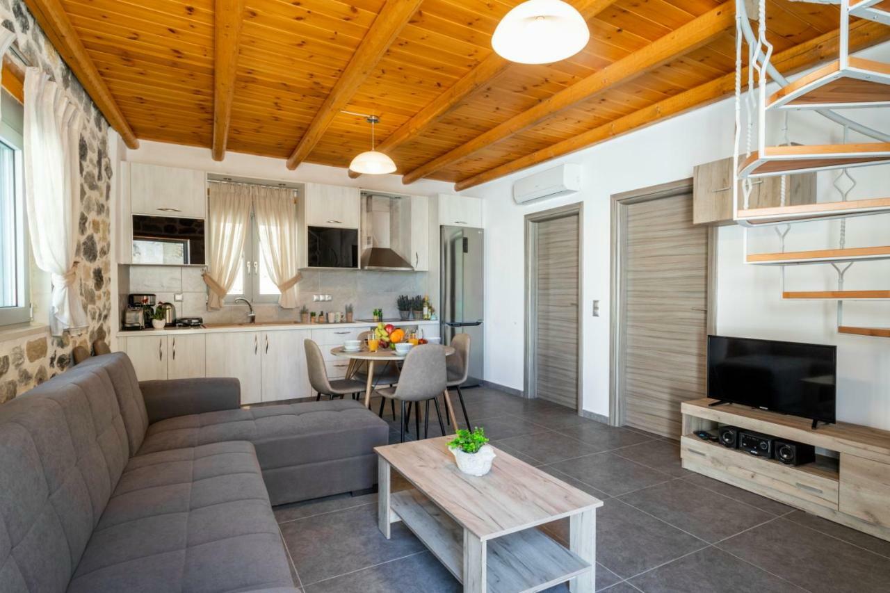 Marilena Natural Stone House, By Hellocrete Pigí Exteriér fotografie