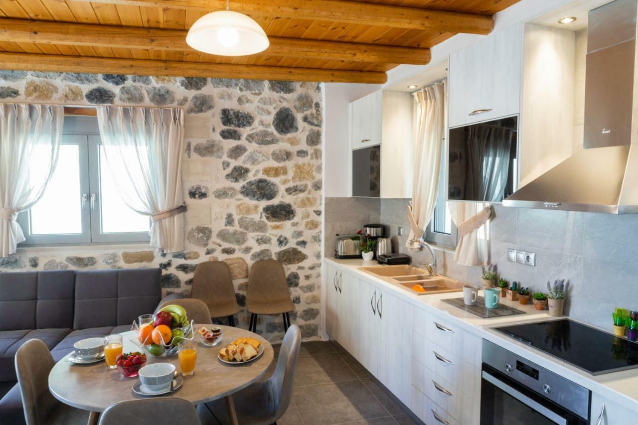 Marilena Natural Stone House, By Hellocrete Pigí Exteriér fotografie