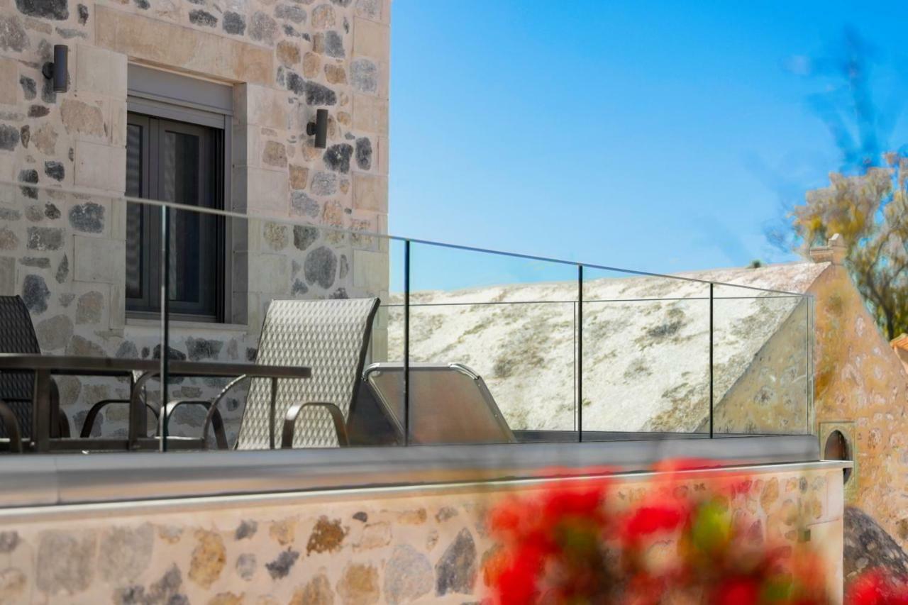 Marilena Natural Stone House, By Hellocrete Pigí Exteriér fotografie
